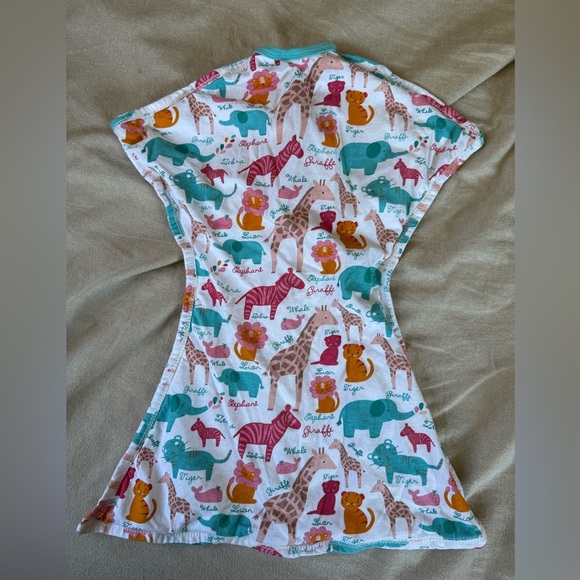 Zipadee Zip Transition Swaddle Sleep Sack Zoo Safari Size XS 3-6 Months - Picture 5 of 6